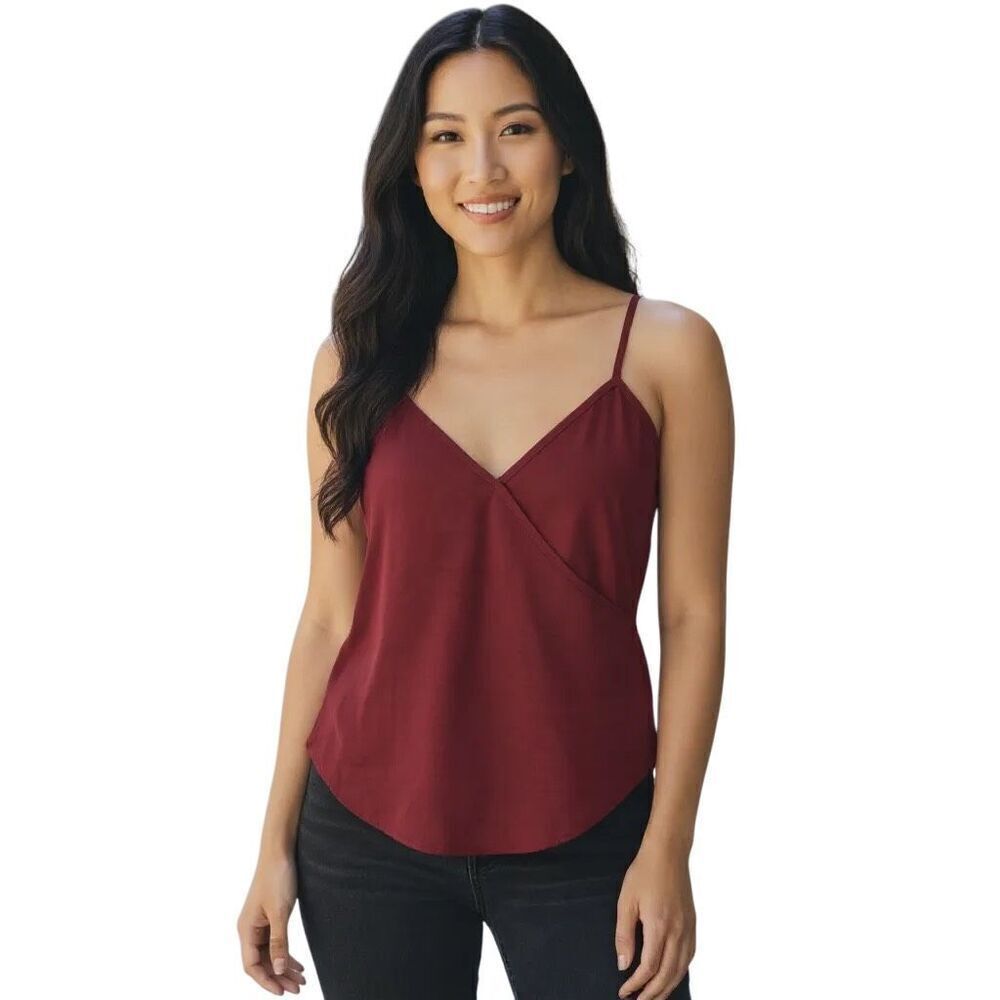 Pink Rose Women's New Dark Auburn Size Small Spaghetti Strap Cami Top